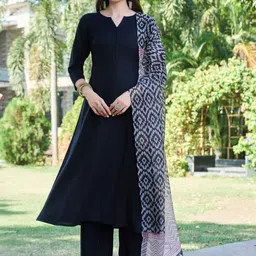 DIVASTRI Women Regular Kurta with Palazzos & With Dupatta-picture-13