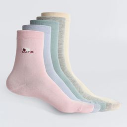 Camey Women Pack Of 5 Assorted Above Ankle Socks-11