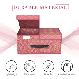 Aura Maroon Set of 2 Regular Multi-Utility Organisers image 4