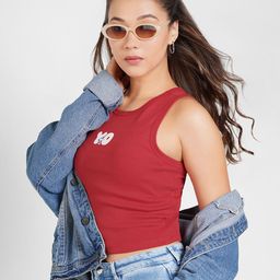 SF JEANS by Pantaloons Print Cotton Crop Top-image-14