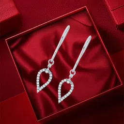 Nipura Teardrop Shaped Drop Earrings-image-87