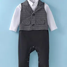 Mark & Mia Infant Boys Checked Romper-16