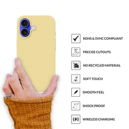 SPRIG Solid Printed iPhone 16 Back Case Mobile Accessories image 4