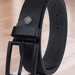 Metronaut Men Textured Leather Formal Belt-image-94