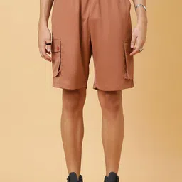 Kotty Men Low-Rise Cargo Shorts-image-49