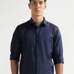 Arrow Men Windowpane Checks Checked Casual Shirt-picture-31