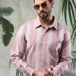 Kotty Men Multi Stripes Opaque Striped Casual Shirt-image-66