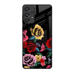QRIOH Floral Printed Samsung Galaxy A73 5G Back Case Mobile Accessories-37