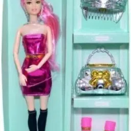 Doll with Foldable Hand doll (Multicolor) (Multicolor)-image-92
