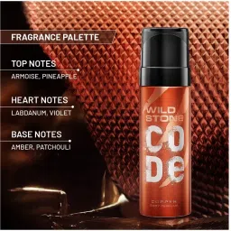 wild stone CODE Copper & Titanium Perfume (120 ml each) Body Spray-For Men image 5