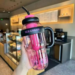 Water Bottle with Straw & Tea Strainer 1300 ml Bottle (Pack of 1, 1300 ml Sipper-image-99
