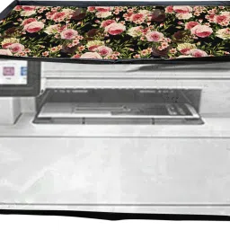 JMT Printer Cover For HP Laserjet Pro MFP M429fdw Printer (Black Rose Print) Printer Cover-image-95