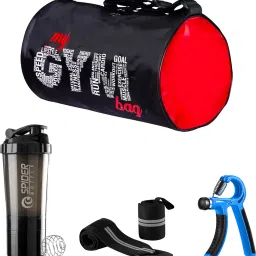 New gym bag combo for gym bag gym shaker bottle wrist band hand gripper Fitness Accessory Kit Kit-11