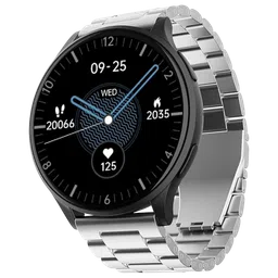 boAt Lunar Prime Smartwatch with Bluetooth Calling (36.83mm AMOLED Display, IP67 Dust, Sweat & Splash Resistant, Steel Silver Strap)-27