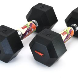 Hex (5kg each) Fixed Weight Dumbbell-15