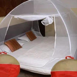 Polyester Adults Washable Foldable King Size with Free Saviours Mosquito Net-16