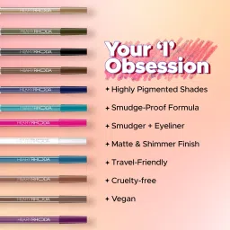 hilary rhoda Play n Blend Gel Eyeliner | Highly Pigmented | Matte & Shimmer Finish Eyeliner 1.5 g image 3