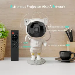 BASS BLING Cute Astronaut LED Projection Lamp with Remote Control Night Lamp Motion Sensor Light-15