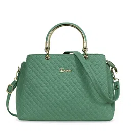 Exotic Textured PU Structured Handheld Bag With Quilted image 5