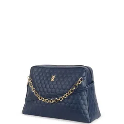 Baggit Textured Structured Sling Bag with Quilted image 3