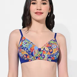 FIMS Pack Of 2 Checked Bra Full Coverage Lightly Padded image 2