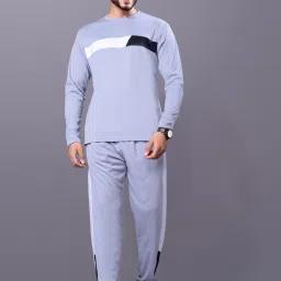 Men Night Suit Set Grey Printed-image-46