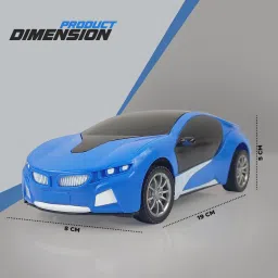 buddynjoy 3D lighting kids high speed rechargeable remote control Car for 3+ Years image 2