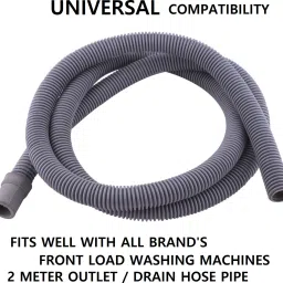 2 Meter Drain / Waste Water Outlet Hose Pipe For Front Load Washing Machine 2 Meter Drain / Waste Water Outlet Pipe For Front Load Washing Machine Hose Pipe-26