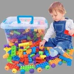 Building Block Game for Kids, Boys, (100 Pieces Small Block)-picture-12