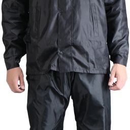 Colorblock Men Raincoat-image-52