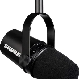 MV7 USB Podcast Microphone Podcasting, Recording, Live Streaming & Gaming, Built-in Headphone Output, All Metal USB / XLR Dynamic Mic, Voice-Isolating Technology, TeamSpeak Certified - Black Microphone-11