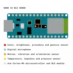 Arduino Nano 33 Ble Sense with Header-Rev 2 ABX00070 image 4