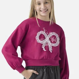 Juniors by Babyshop Girls Cotton Crop Bomber with Embroidered Jacket-image-63