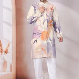 KRAFT INDIA Men Floral Printed Kurta-54