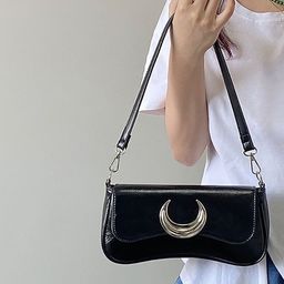 StyleCast x Revolte PU Swagger Sling Bag with Applique-4