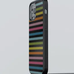 macmerise Geometric Printed iPhone 13 Pro Max Back Case Mobile Accessories-8