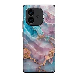QRIOH Unisex iQOO Neo 10R 5G Abstract Shockproof Glass Back Case-picture-30