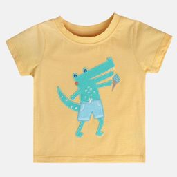 MINI KLUB Boys Printed Applique T-shirt-image-58
