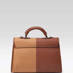 Allen Solly Colourblocked Structured Satchel image 5