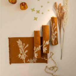 FREEDOM TREE 4-Pcs Brown Printed Cotton Table Placemats-image-39