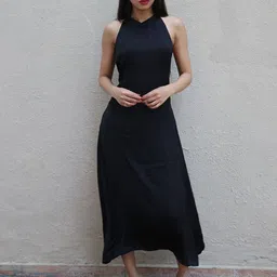 Chidiyaa Sway Elysian Modal Silk Dress-image-40