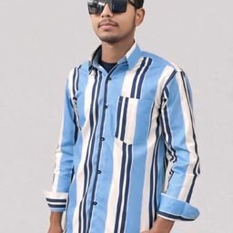 Raavi Men Comfort Opaque Striped Casual Shirt-image-21
