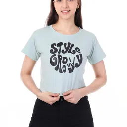 Girls Casual Cotton Blend Top (Green, Pack of 1)-image-72