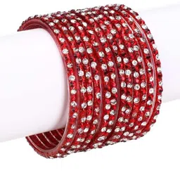 1ST TIME Red Alloy Bangle image 2