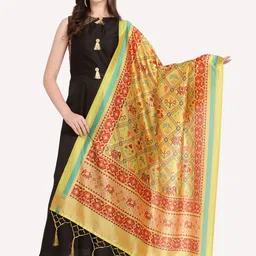 Kaizen TEXO FAB Ethnic Motifs Printed Dupatta image 1