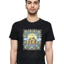 MAATIR DESIGNS Unisex Printed Applique T-shirt-image-71