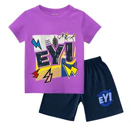 BAESD Boys Printed T-shirt with Shorts-image-62