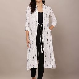 HELLO DESIGN Women Printed Shrug-47