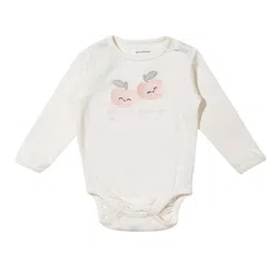 My Milestones Infant Girls Embroidered Cotton Bodysuit-59