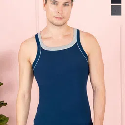 Lux Cozi Pack Of 3 Assorted Pure Cotton Innerwear Vests COZI_XYLO_666_COL_3PC-picture-28